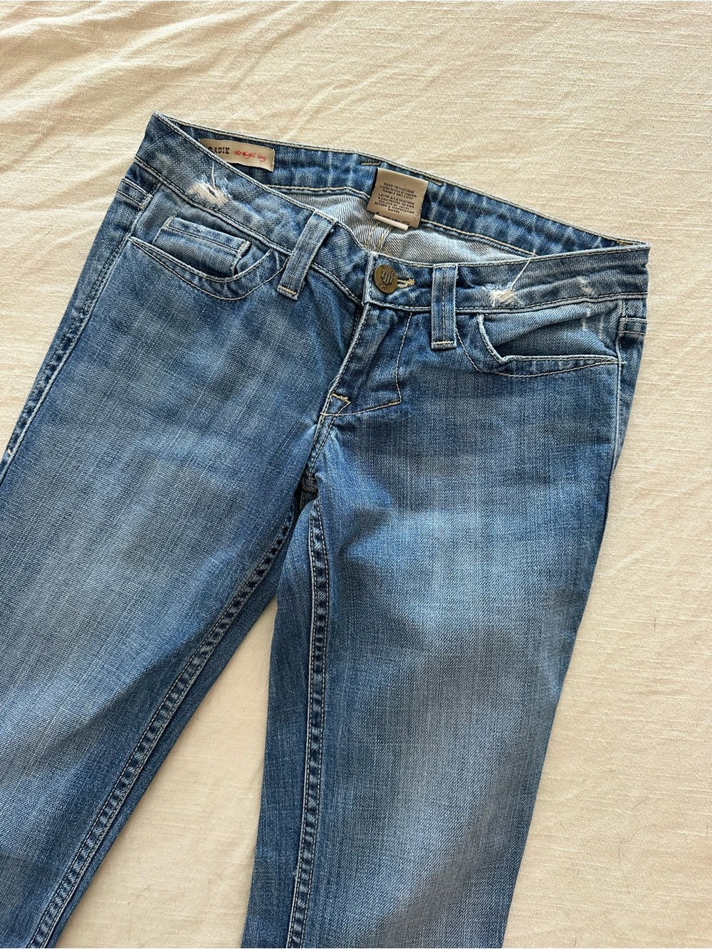 William Rast Light Blue Straight Leg Jeans